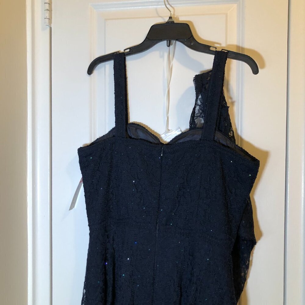 Ideas by Barbara Gown Style# 5825 NAVY BLUE Size M NWT - Picture 10 of 16